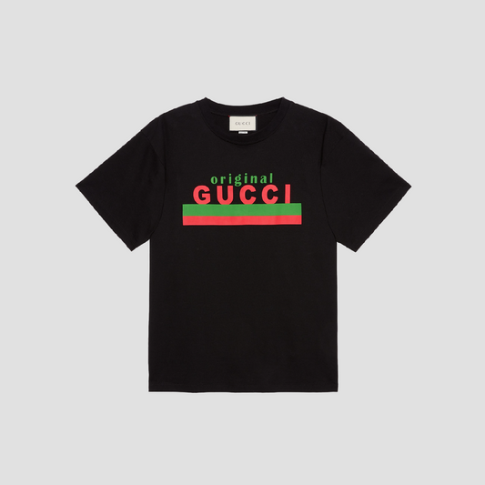 GUCCI ORIGINAL PRINT OVERSIZE T-SHIRT 616036 XJCOQ 1082