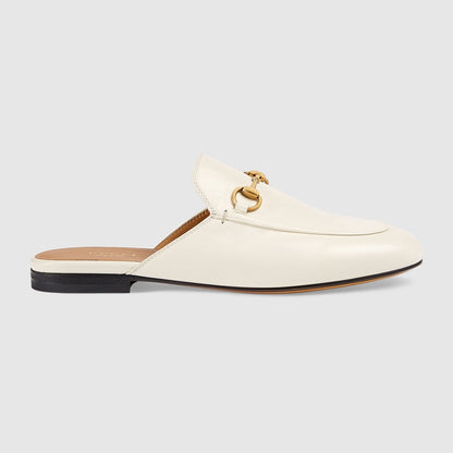 sục GUCCI PRINCETOWN LEATHER SLIPPER WHITE LEATHER 423513 C9D00 9022 Authentic tại BlankRoom Hà Nội, Việt Nam.