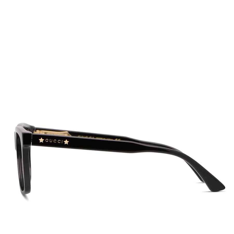 mắt kính GUCCI RECTANGULAR GLASSES STAR LOGO GG0268OA 001 blankroom hà nội việt nam