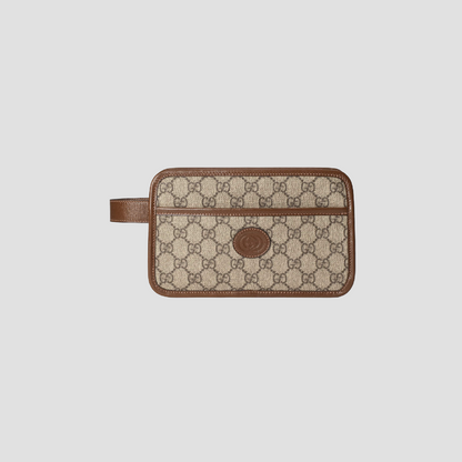 GUCCI TRAVEL POUCH WITH INTERLOCKING G 625764 92TCG 8563