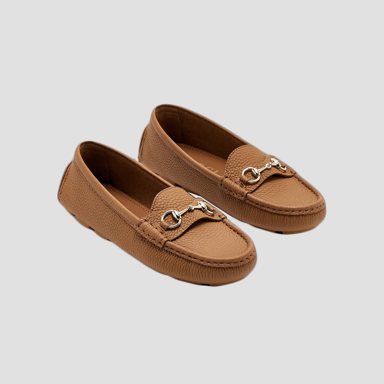 Gucci Women’s Horsebit Driver Loafers Brown 815464 AAC4Q 2712