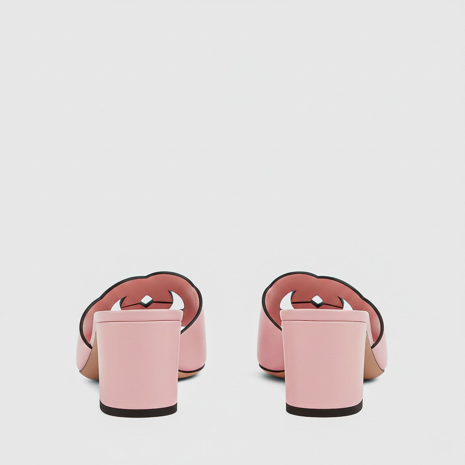 mặt đằng sau của Gucci Women’s Slide Sandal Interlocking G Pink 782413 AAAZG 5908