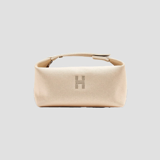 Hermès Small Bride-à-Brac Cosmetic Bag Natural H104222Mv01