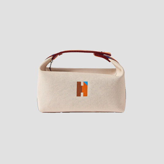 Hermès Small Bride-a-Brac H Pavillon Case Natural H104346Mv01