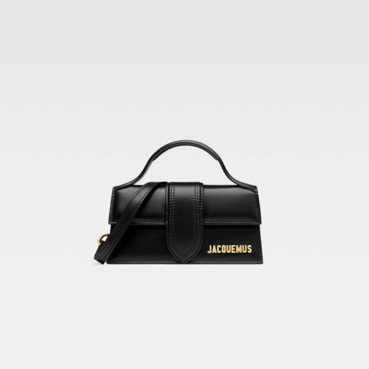 jacquemus le bambino les classiques small handbag with adjustable crossbody strap black
