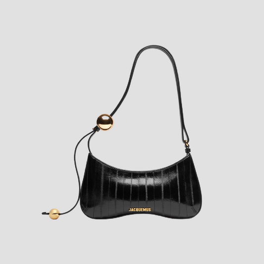 JACQUEMUS LE BISOU PERLE EEL BLACK 231BA057-3169-99
