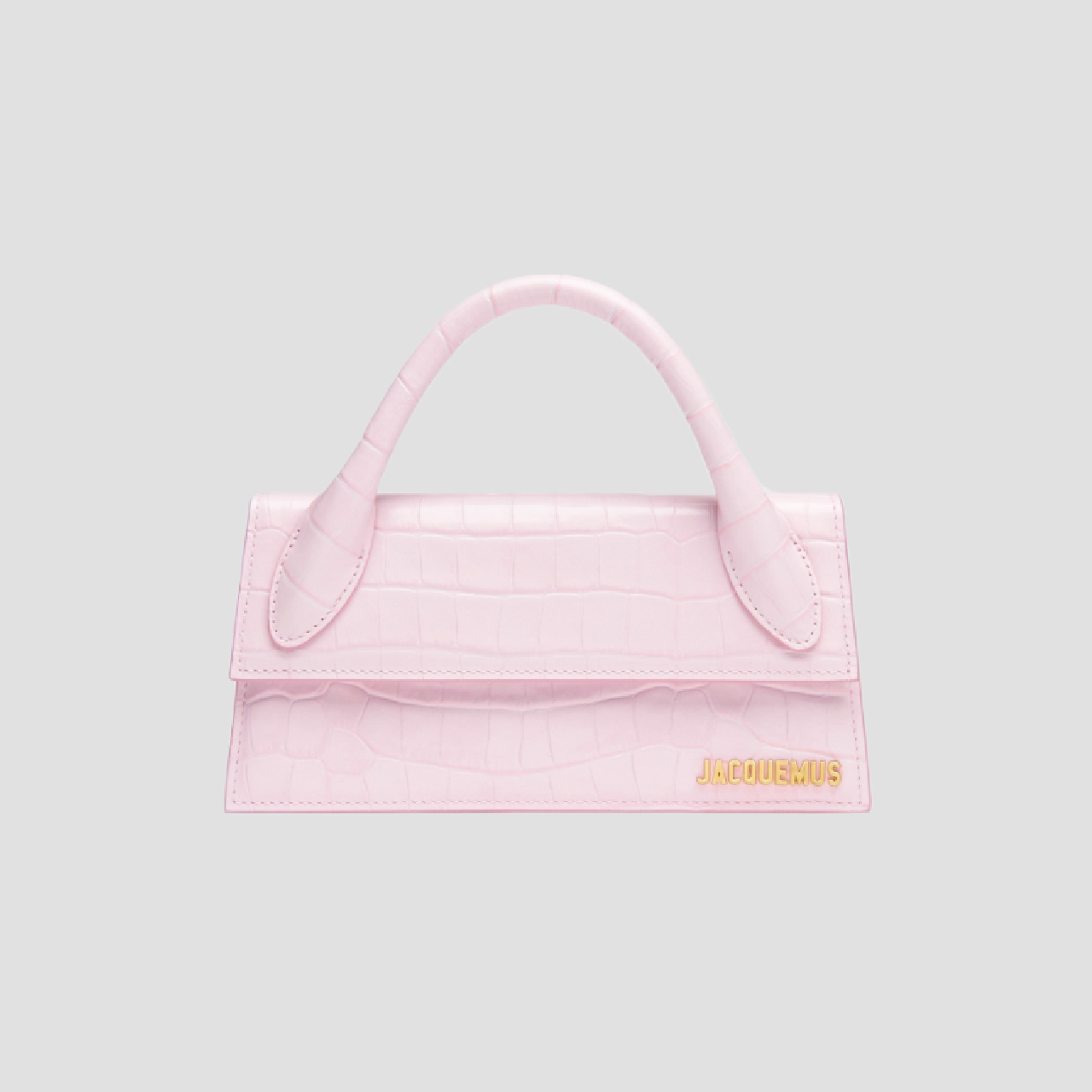 JACQUEMUS LE CHIQUITO LONG CROCODILE-EMBOSSED 213BA004-3129-405