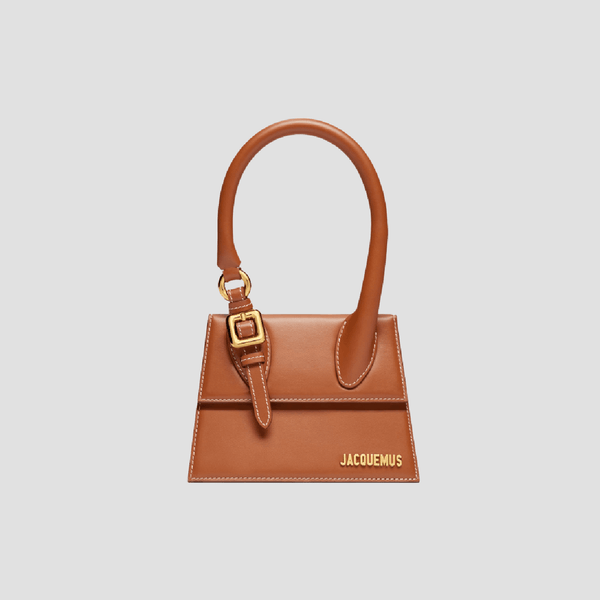 JACQUEMUS LE CHIQUITO MOYEN BOUCLE LIGHT BROWN 233BA327-3072-811