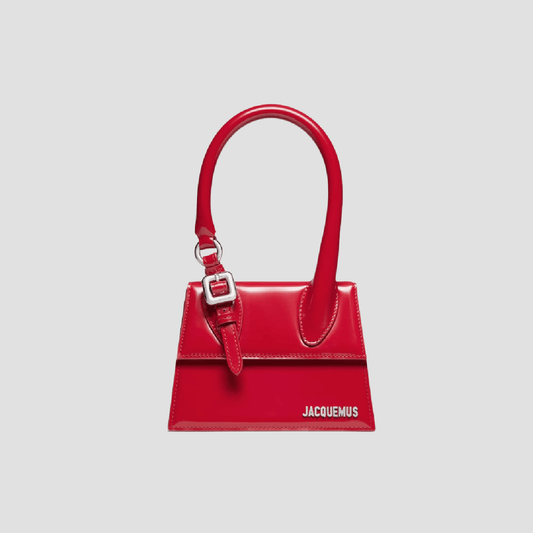 JACQUEMUS LE CHIQUITO MOYEN BOUCLE RED 233BA327-3128-470