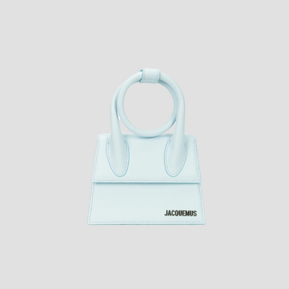 JACQUEMUS LE CHIQUITO NOEUD LIGHT BLUE 213BA005-3102-320