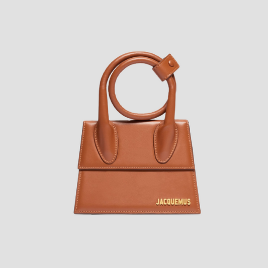 JACQUEMUS LE CHIQUITO NOEUD LIGHT BROWN 213BA005-3072-810