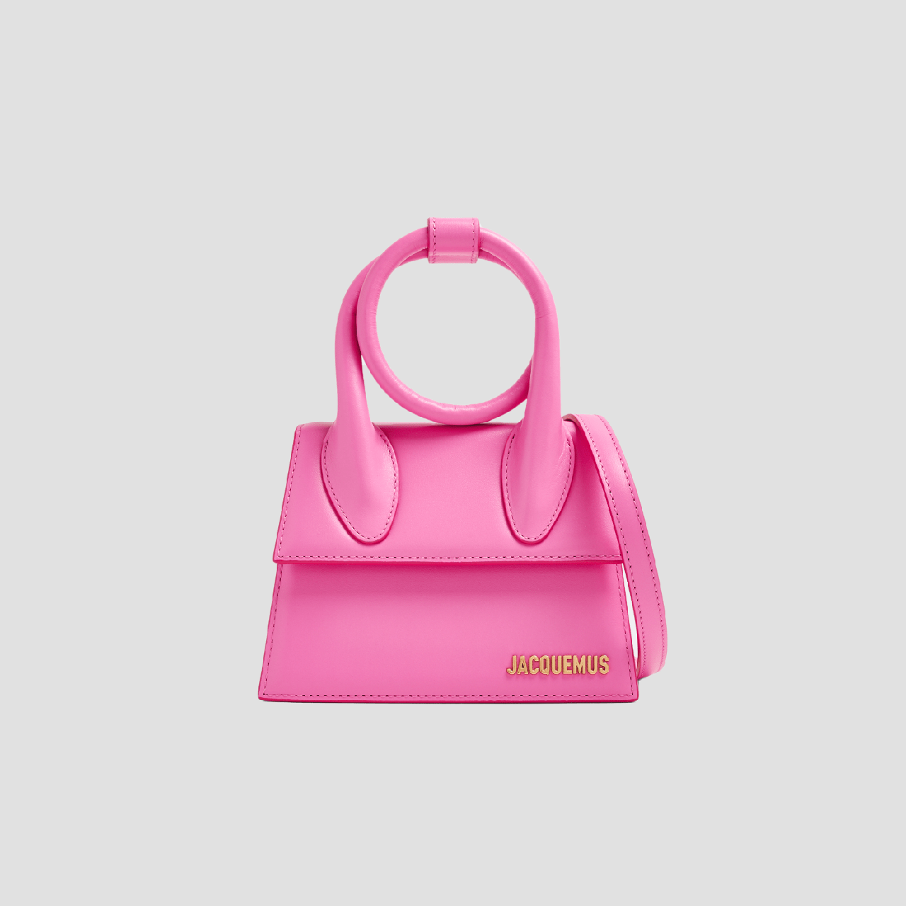 Jacquemus Le Chiquito Noeud Neon Pink 213BA005-3060-434