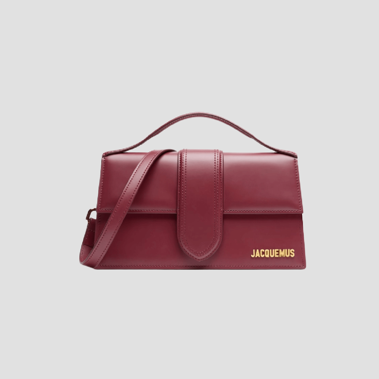 JACQUEMUS LE GRAND BAMBINO DARK BURGUNDY 213BA007-3100-495