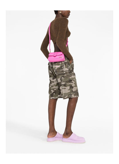wearing JACQUEMUS LE PETIT BAMBIMOU NEON PINK 233BA335-3073-434