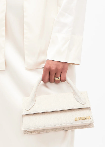 mẫu mang túi Jacquemus The Long Chiquito Light Greige 213BA004-3071-140