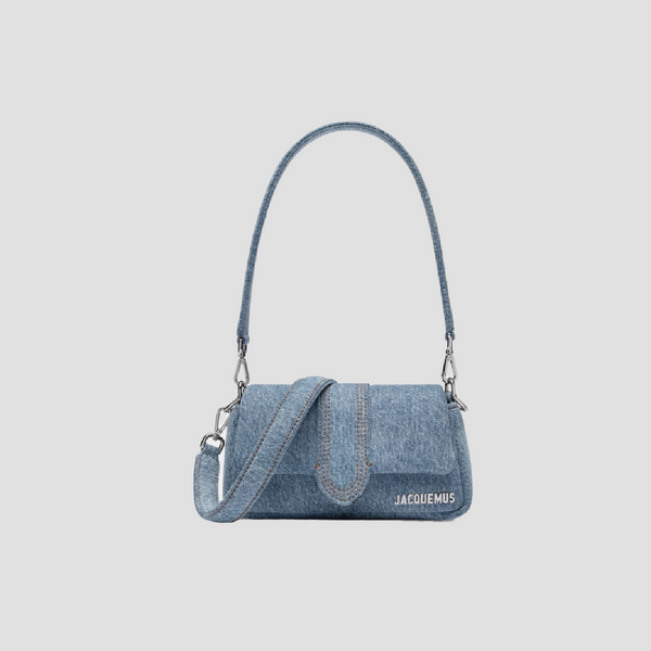 JACQUEMUS LE PETIT BAMBIMOU DENIM SHOULDER BAG 233BA335-3146-330
