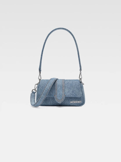 JACQUEMUSLE PETIT BAMBIMOU DENIM SHOULDER BAG 233BA335-3146-330