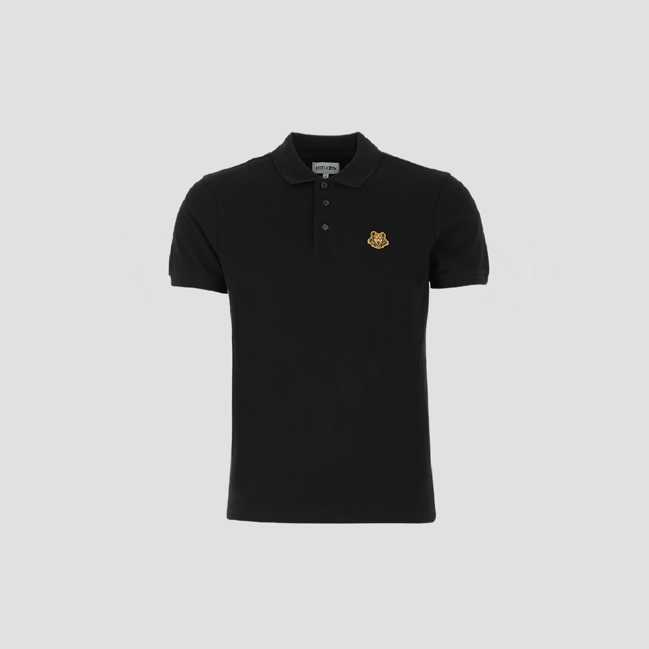 KENZO TIGER CREST POLO SHIRT BLACK fa65po0014pu.99