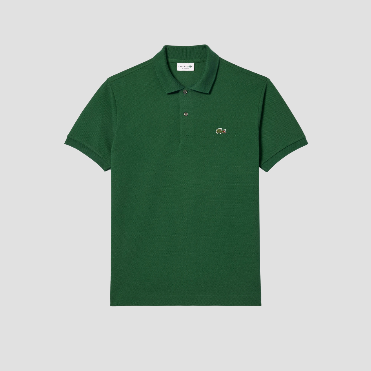 LACOSTE CLASSIC FIT L.12.12 ORIGINAL PIQUÉ POLO SHIRT GREEN 132