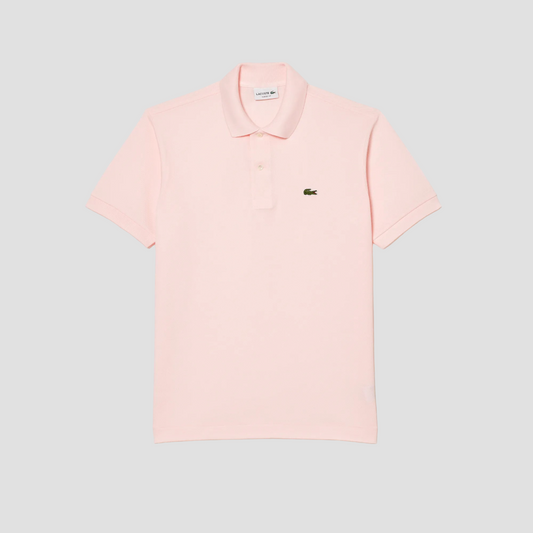 LACOSTE CLASSIC FIT L.12.12 ORIGINAL PIQUÉ POLO SHIRT LIGHT PINK