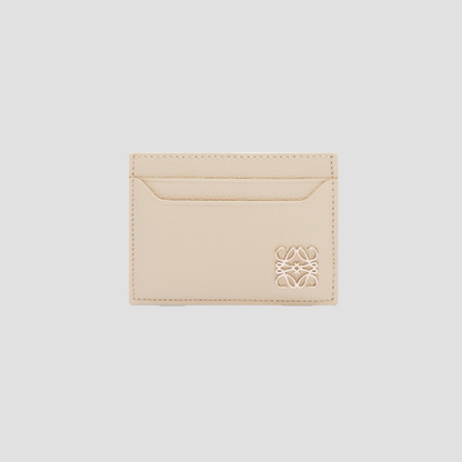 Loewe Anagram Card Holder in Pebble Grain Calfskin – Light Ghost C821075X04-1769