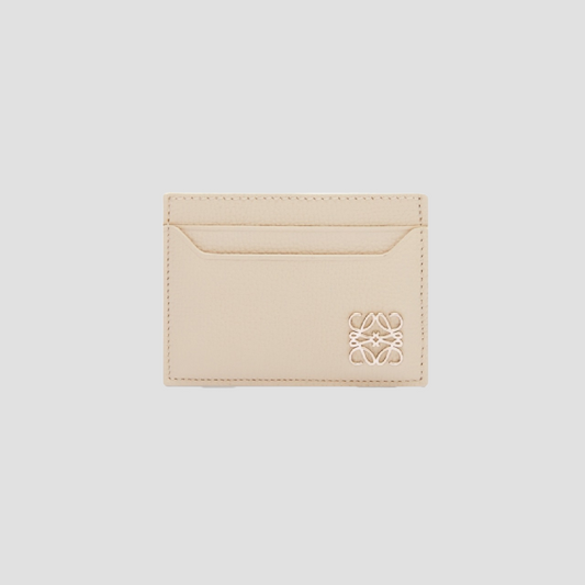 Loewe Anagram Card Holder in Pebble Grain Calfskin – Light Ghost C821075X04-1769