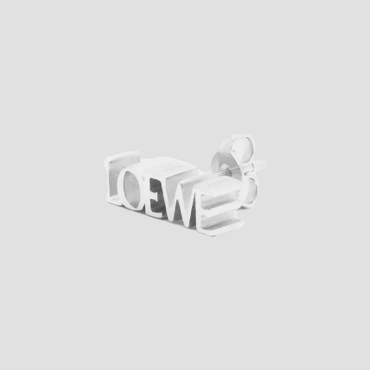 LOEWE Graphic Sterling Silver Single Earring JLBC239X04-1160