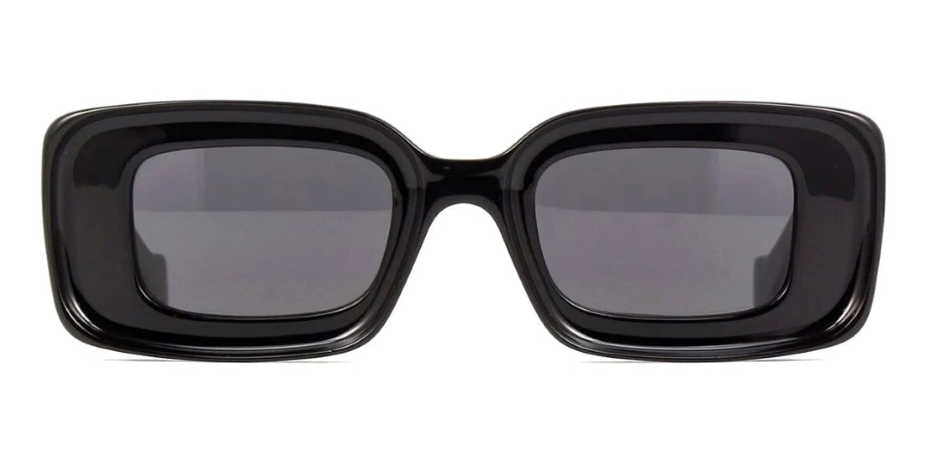 kính LOEWE LW40101I 01A SQUARE SUNGLASSES IN BLACK Authentic tại BlankRoom