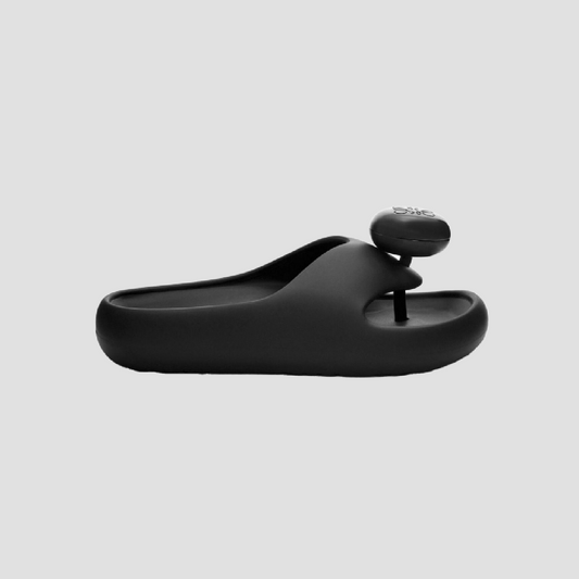 Loewe Paula Ibiza Foam Thong Slide Black L616S03X02 1100
