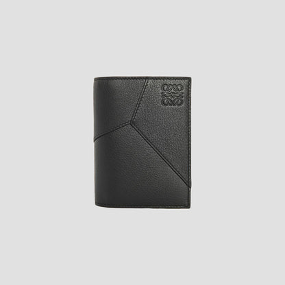 Loewe Puzzle Bifold Cardholder in Classic Calfskin – Black C510144X10_1100