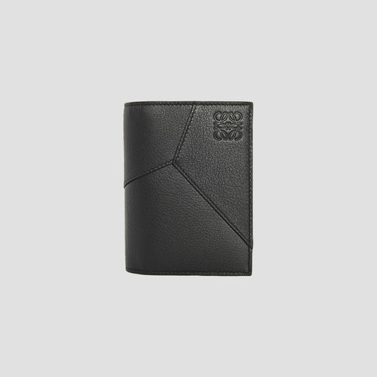 Loewe Puzzle Bifold Cardholder in Classic Calfskin – Black C510144X10_1100