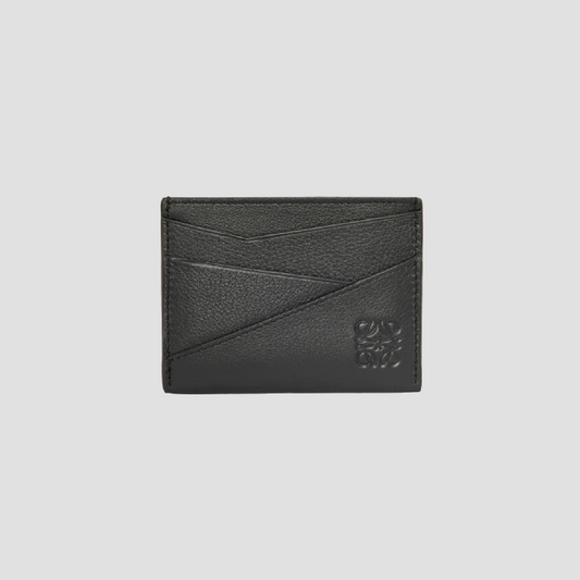 Loewe Puzzle Card Holder in Classic Calfskin – Black C510Q77X02-1100