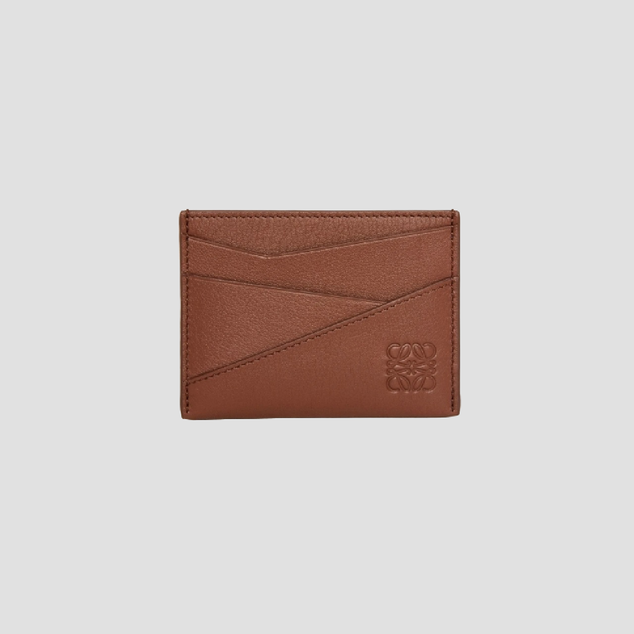 Loewe Puzzle Card Holder in Classic Calfskin – Brownie C510Q77X02-4783