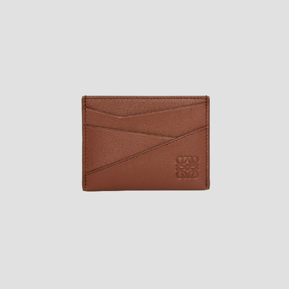 Loewe Puzzle Card Holder in Classic Calfskin – Brownie C510Q77X02-4783
