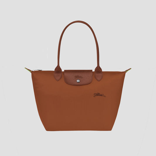 Longchamp Le Pliage Green M Tote Bag – Cognac L2605919504