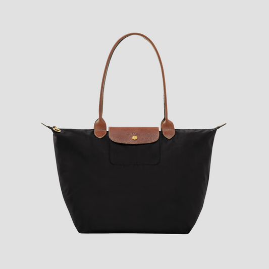 LONGCHAMP LE PLIAGE ORIGINAL L TOTE BAG BLACK RECYCLED CANVAS L1899089001