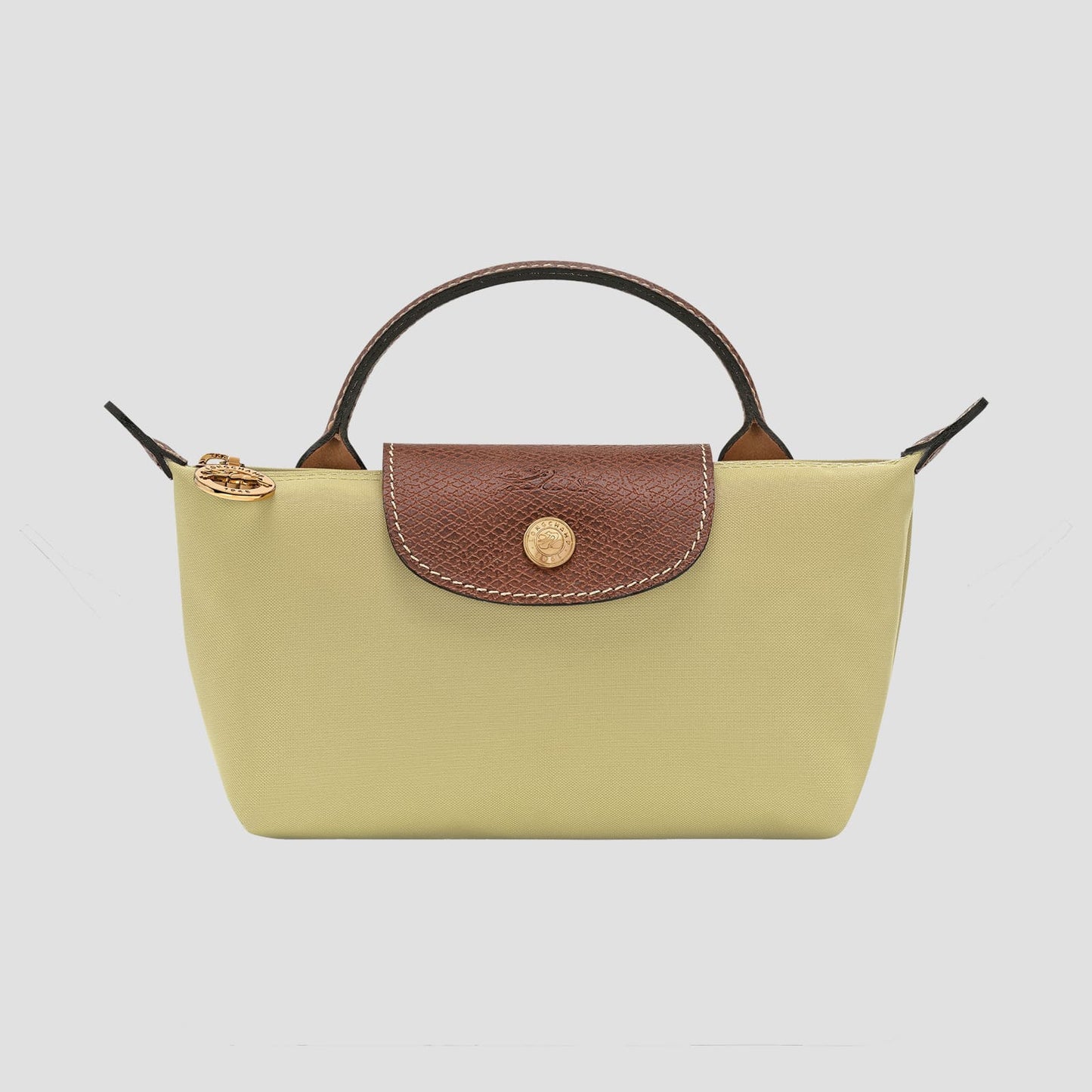 Longchamp Le Pliage Original Pouch with Handle – Pistachio 34175089244