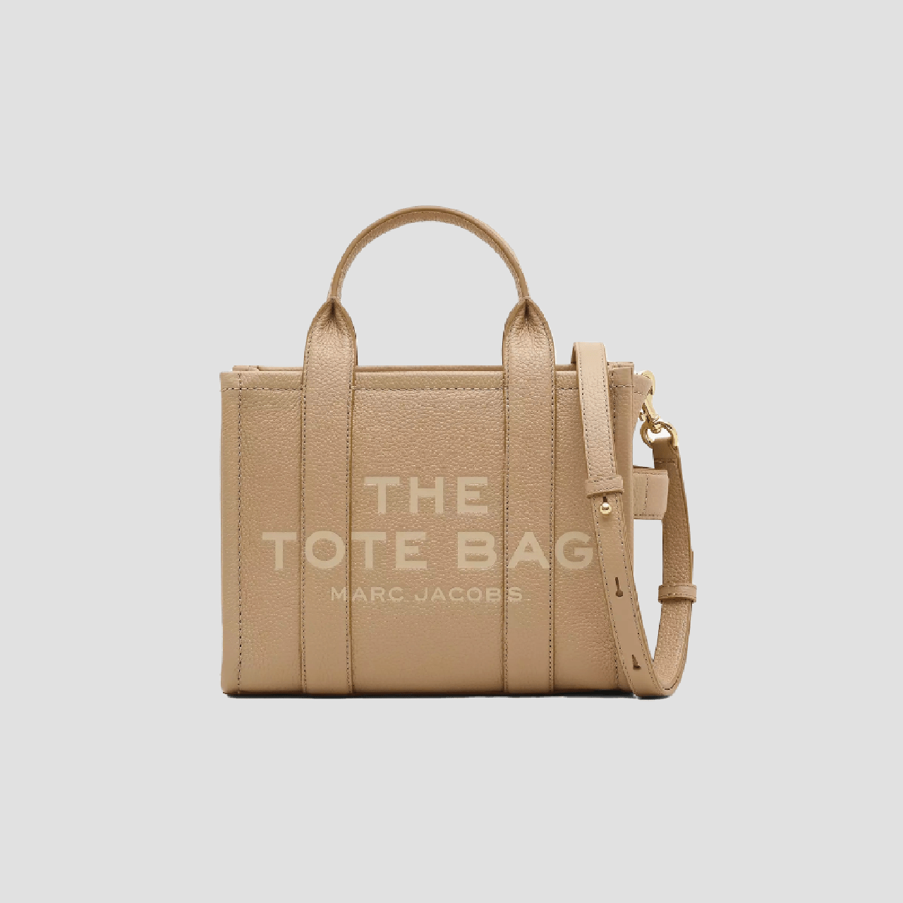 Marc Jacobs The Leather Small Tote Bag Camel H009L01SP21-230