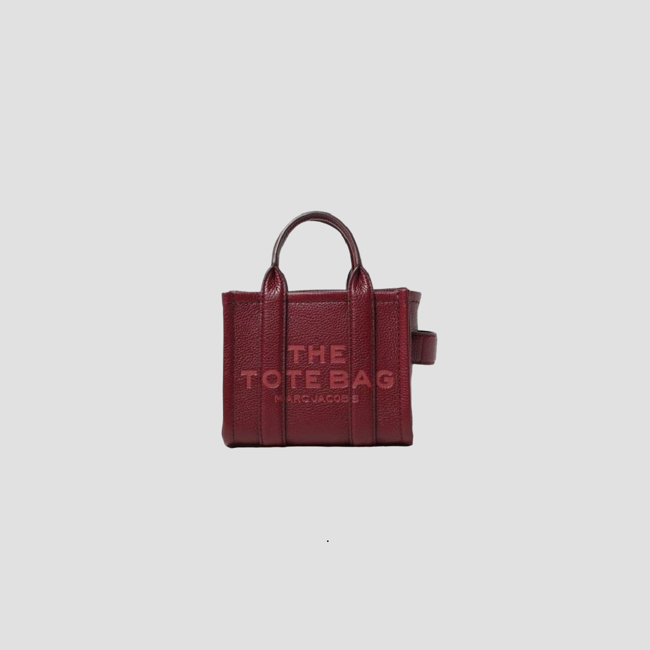 MARC JACOBS THE LEATHER CROSSBODY TOTE BAG CHERRY