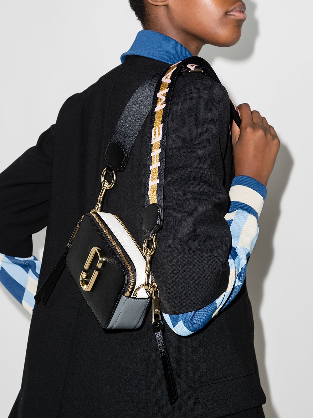wearing MARC JACOBS THE SNAPSHOT BLACK MULTI M0014146-003