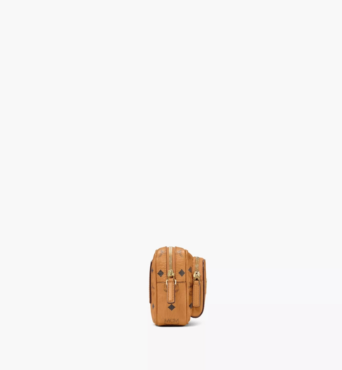 mặt hông MCM AREN CROSSBODY IN COGNAC VIESTOS X-MINI BAG MMRAAKC03CO001