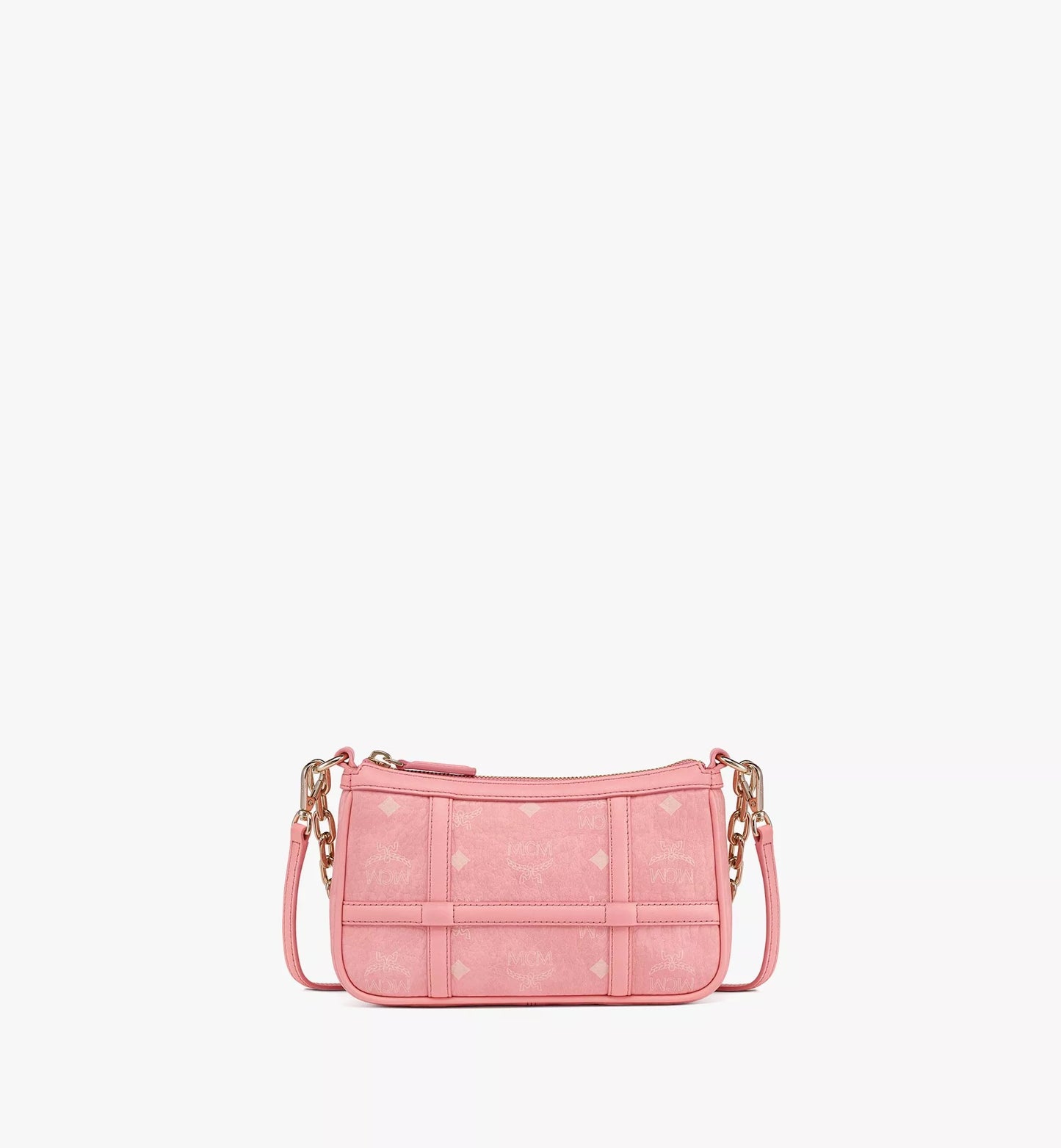 mặt sau MCM AREN MINI SHOULDER BAG IN BLOSSOM PINK VISETOS MWSBAER01QZ001