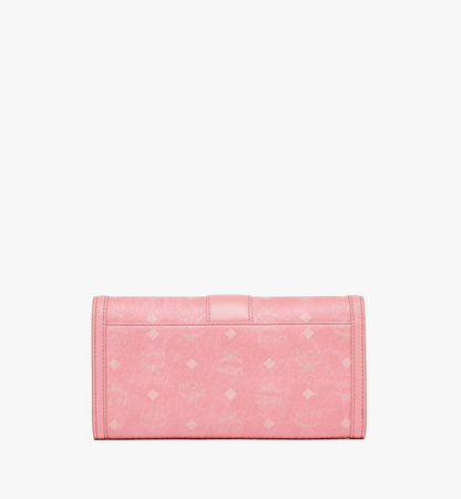 mặt sau MCM LARGE TRACY CHAIN WALLET IN BLOSSOM PINK VISETOS MYLDSXT01QZ001