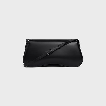 mặt sau MEDIUM CELINE BLACK LOLA BAG IN SHINY CALFSKIN 115533BF4.38SI