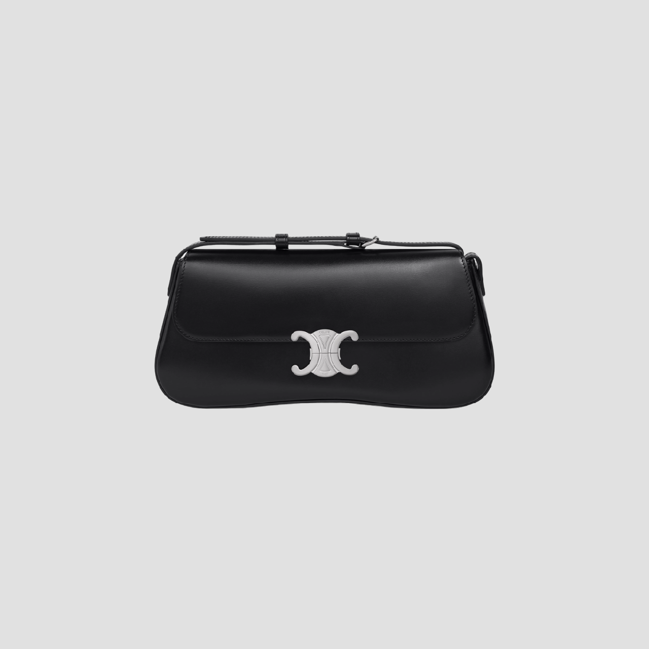 MEDIUM CELINE BLACK LOLA BAG IN SHINY CALFSKIN 115533BF4.38SI