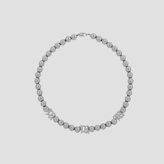 Misbhv Ball Chain Necklace Grey 230A712
