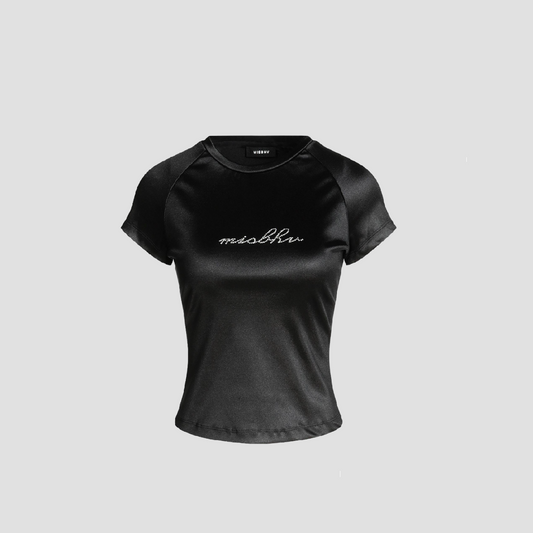 MISBHV BLACK CRYSTAL BABY T-SHIRT 230W143