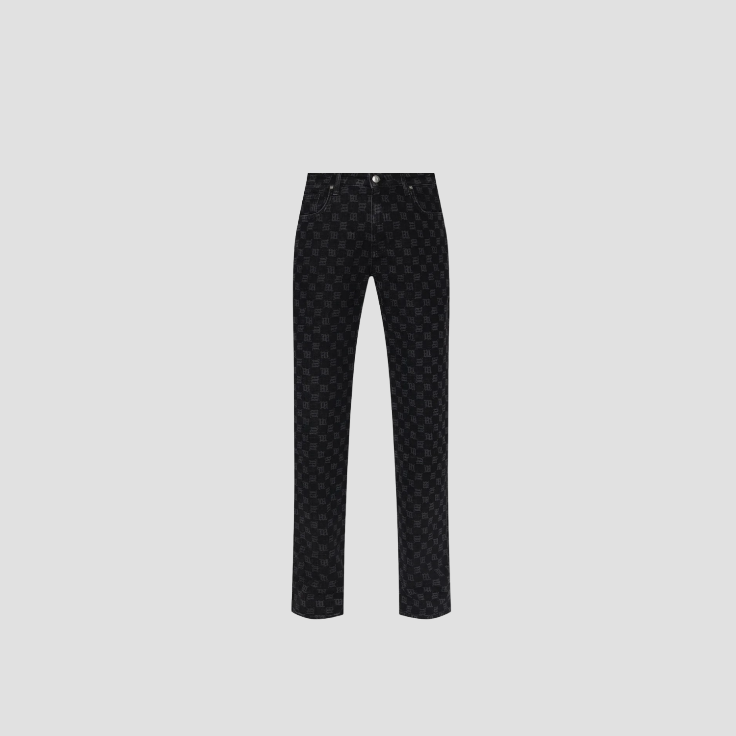 MISBHV BLACK MONOGRAM DENIM TROUSER 3121W3050