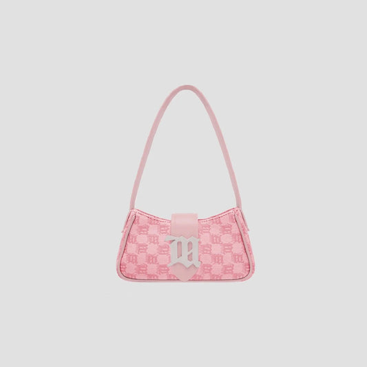 Misbhv Bubblegum Jacquard Monogram Mini Shoulder Bag 231A401