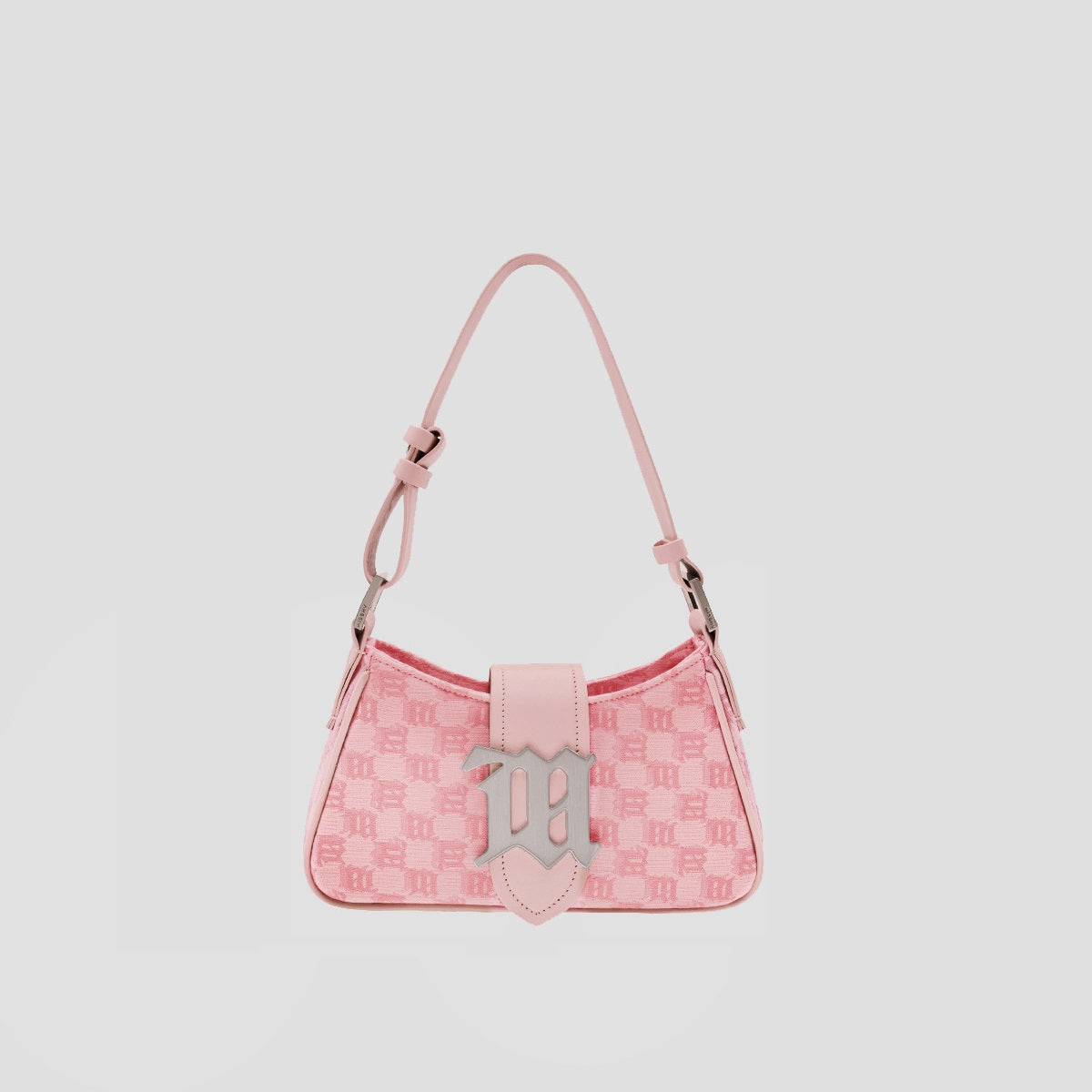 MISBHV BUBBLEGUM JACQUARD MONOGRAM SHOULDER BAG SMALL 231A402